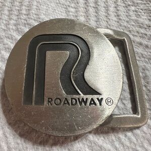 Roadway belt buckle